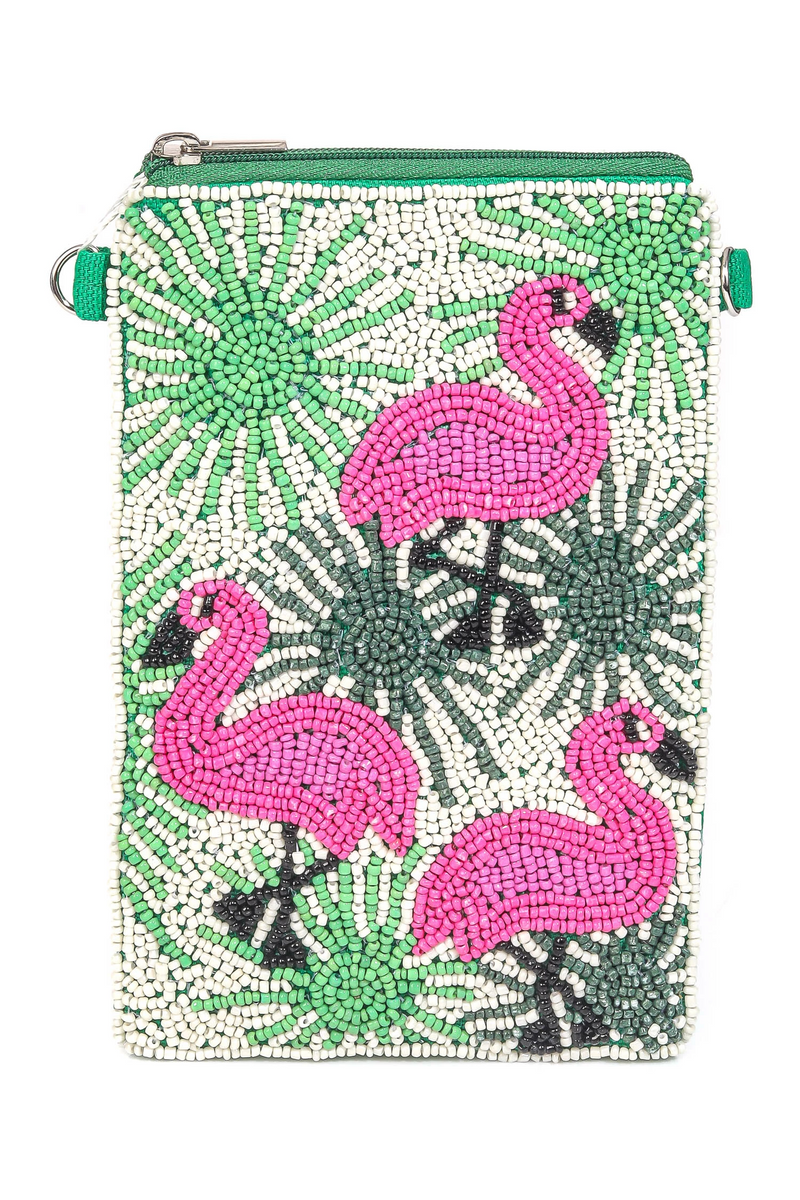 Classic Carry- Flamingo Quilted Upcycled Crossbody – The Boujee Gypsy